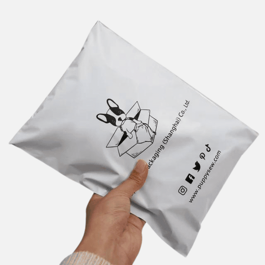 White Custom Courier Poly Bags (with POD)